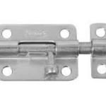 Shind 50 mm Stainless Steel Sliding Bolt with Keyholder - Compact Door & Gate Lock Set