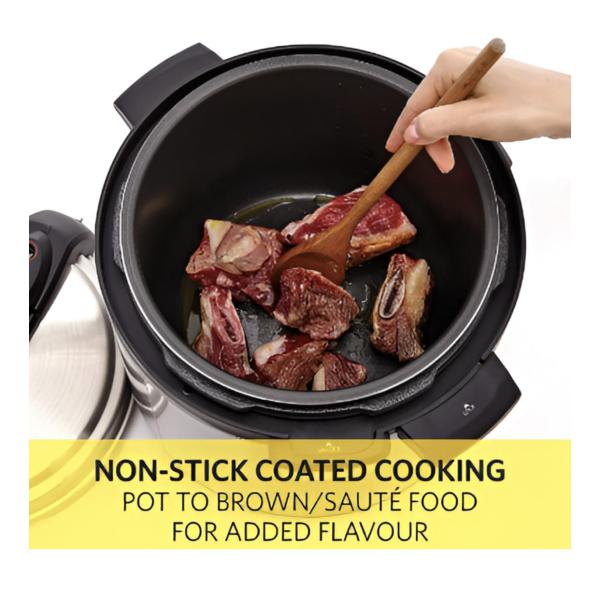 6 L Stainless Steel Multifunctional Electric Pressure Cooker – 1000 W Smart Multi-Cooker