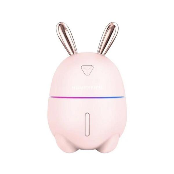 Cute Rabbit USB Mini Humidifier – Portable Cool-Mist with LED Night Light