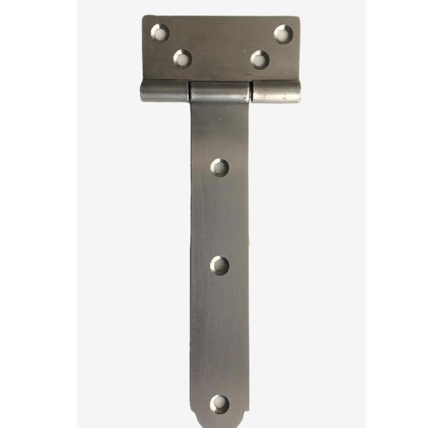 Heavy-Duty 200 mm × 3 mm Stainless-Steel T-Hinge – Robust Gate & Door Support
