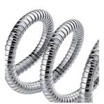 Yiad 1.5m Flexible Shower Hose – High Pressure, Anti-Knot, Chrome Finish with Brass Inserts