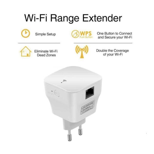 Aerbes AB-D503 300Mbps WiFi Repeater | Pix-Link Network Extender with WPS & AP Modes