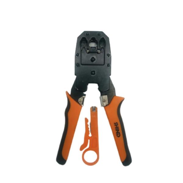 Simplicity Lifestyle SHIND 200 mm Crimp Wrench – Modular RJ45/RJ12/RJ11 Cutter & Stripper