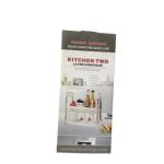 XF0887 Kitchen 2-Layer Dish Rack – Compact Plastic Countertop Dish Drainer with Plate, Cup & Cutlery Holders