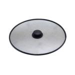 Universal Silicone & Stainless Steel Splatter Guard for Frying Pans and Pots – 13" Oil Splash Cover with Foldable Handle