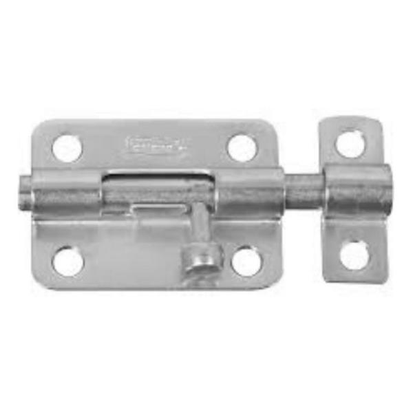 Shind 60 mm Zinc-Plated Sliding Bolt with Keyholder – Compact Security Solution