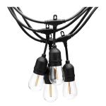 10 m Warm‑White 220 V Outdoor LED Globe String Lights – 20 Globes + Spare