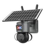 HiMost HiSC19 6 MP Dual‑Lens Solar‑Powered 4G PTZ Security Camera – 12× Zoom, IP66 Waterproof