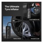 BezosMax Smart Cordless Tire Inflator 150 PSI Portable Air Compressor with Digital Display