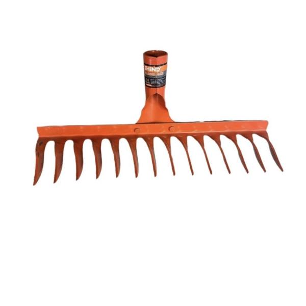 High Quality Steel Garden Rake – 17‑Tine Bow Rake with Durable Steel Head & Long Handle