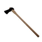Forged Carbon Steel Axe with Wooden Handle – 2 kg Heavy‑Duty Chopping Tool