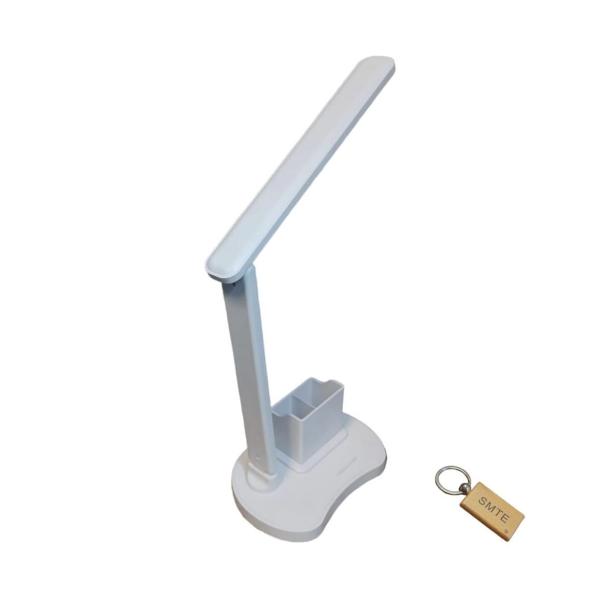 Modern Rechargeable Table Lamp Red TL09 with Keyring – Adjustable, Touch-Control, Cord-Free