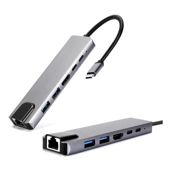 UGREEN 6-in-1 USB-C to HDMI Hub Adapter - 4K@60Hz 100W PD USB-A & SD/TF