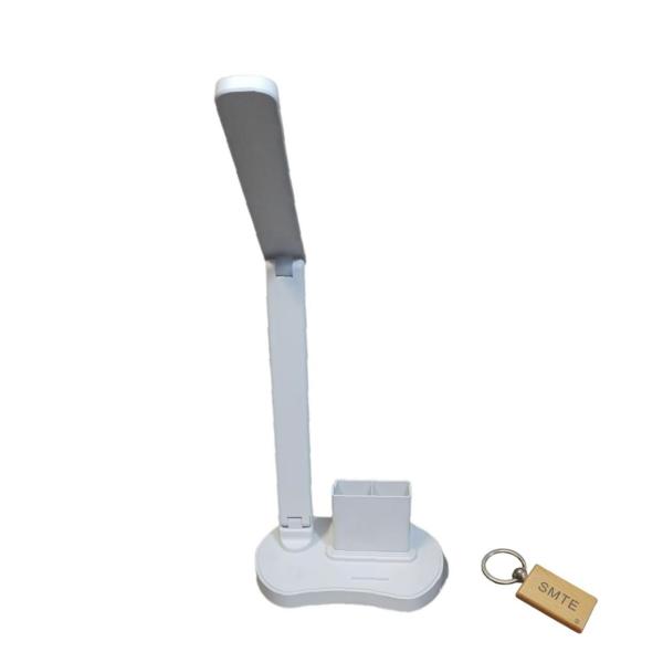 Modern Rechargeable Table Lamp Red TL09 with Keyring – Adjustable, Touch-Control, Cord-Free