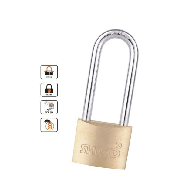 Shind 63 mm Solid Brass Padlock with 3 Keys – Heavy-Duty & Durable
