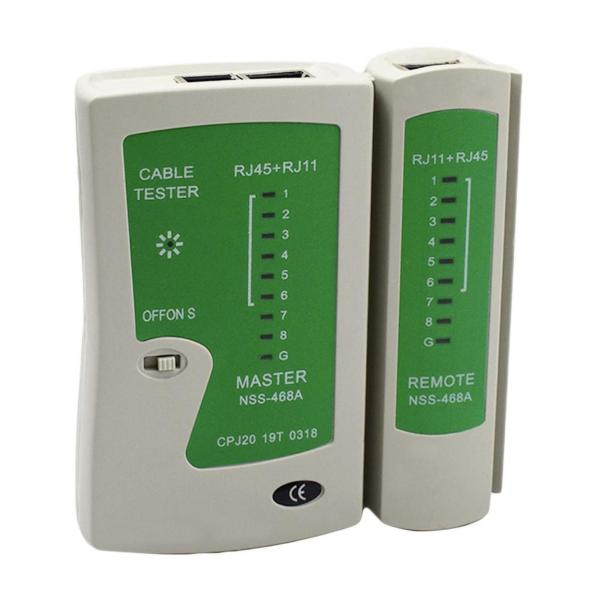 Network Cable Tester – Multifunction Ethernet & Telephone Cable Checker