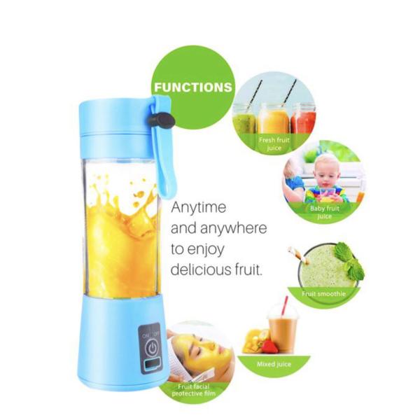 380ml Portable Rechargeable Juice Blender – Mini USB Blender for Smoothies & Juices, Compact and Portable
