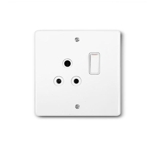 High-Quality Single Gang Wall Socket - 13A 230V Modern Finish