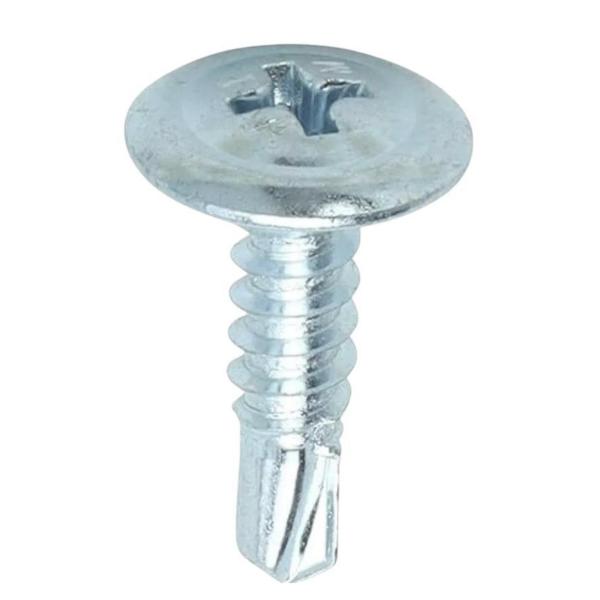 Shind 4.2 x 13mm Silver Steel Self-Drilling Screws - 320-Pack
