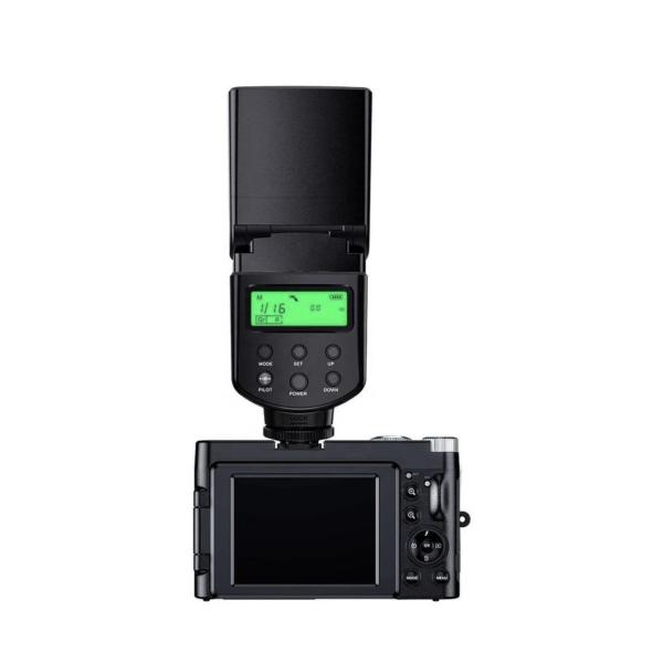 DC101LW 44 MP Ultra Wide‑Angle Digital Camera – 16× Digital Zoom with Auto‑Focus & Flash + Keychain Mount