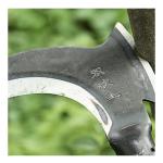 Multifunctional 45 cm Lawn Scythe‑Style Sickle Axe – Heavy‑Duty High‑Carbon Steel with Ergonomic Handle