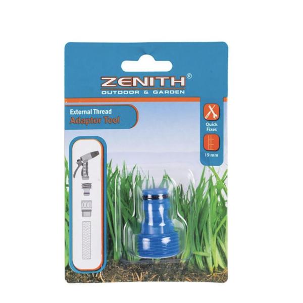 Zenith 19 mm Clip‑On Hose Adapter (2‑Pack) – Tap Connector