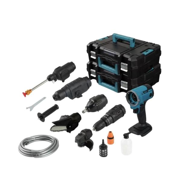 20 V Cordless Lithium-Ion Drill Set – Max 45 Nm Torque, Keyless Chuck, LED, Battery & Charger