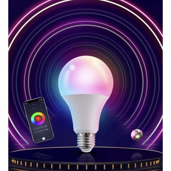 Aerbes AB-Z1123 Smart LED Bulb E27 – RGB+CCT Wi-Fi Light Bulb with Voice & App Control