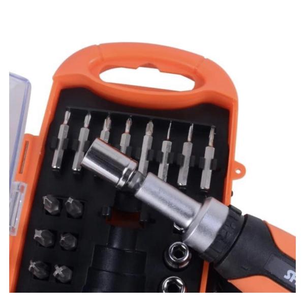 Shind 30-Piece CR-V Screwdriver & Socket Bit Set – Durable Multi-Function Tool Kit with Hard Case