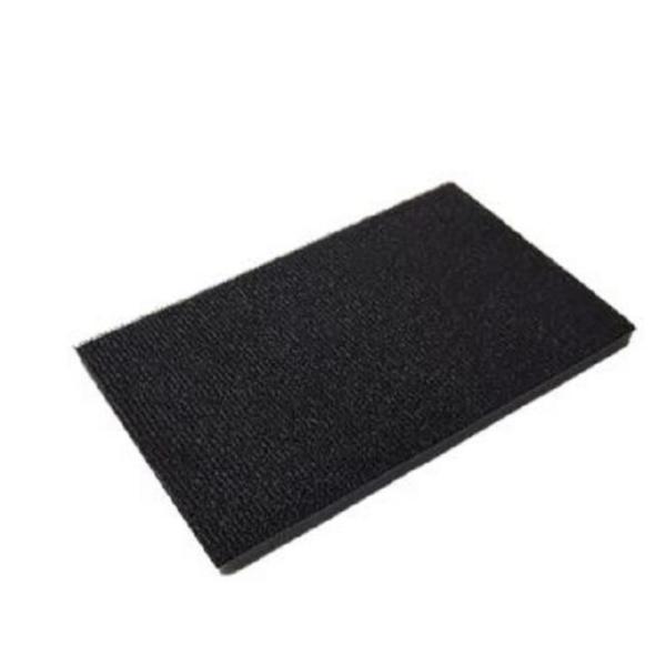 60‑Grit Black Dual‑Sided Foam Sanding Pad – 100 × 70 × 25 mm, Washable & Flexible