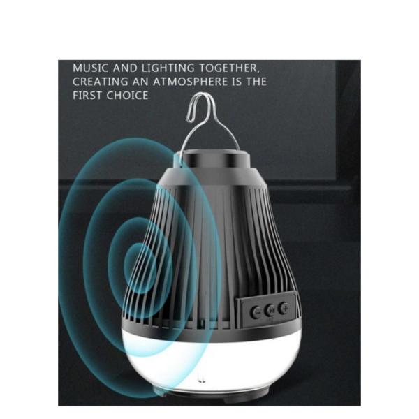 ZQS1317 Camping Hanging Light Bluetooth Speaker – 8W Wireless Speaker with LED Lantern & 1500mAh Battery