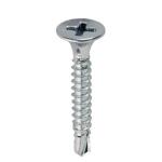 Shind - 4.0 x 25mm Bugle Head Silver Screws - 524-Pack