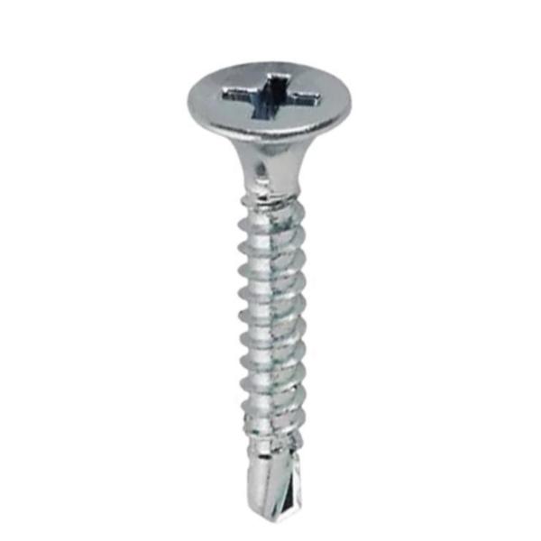 Shind - 4.0 x 25mm Bugle Head Silver Screws - 524-Pack