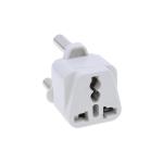 Plug Conversion Head - SA to China 3-Pin Travel Adapter - White
