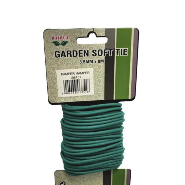 PH Garden Soft Twist Tie – 3.5 mm × 8 m, Flexible Rubber-Coated Wire for Plant Support