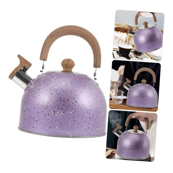Berlinger Haus 3L Stainless Steel Whistling Kettle – Purple Eclipse Collection – Induction-Compatible