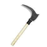 Multifunctional 45 cm Lawn Scythe‑Style Sickle Axe – Heavy‑Duty High‑Carbon Steel with Ergonomic Handle