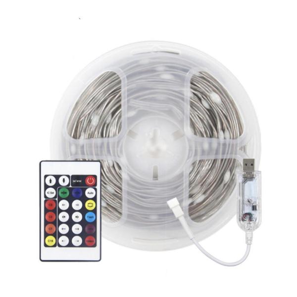 Vibrant 10 m RGB LED Strip Light with Remote Control – Dynamic Color Lighting for Home & Events