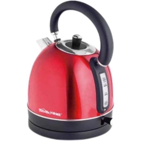 Luxe Red 1.8L Dome Kettle – Premium Stainless Steel Rapid Boil Electric Kettle