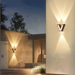 7W LED V Shaped Wall Lamp 3000K | Energy-Efficient Modern LED Wall Light for Living Room, Bedroom, Office | Warm White Light