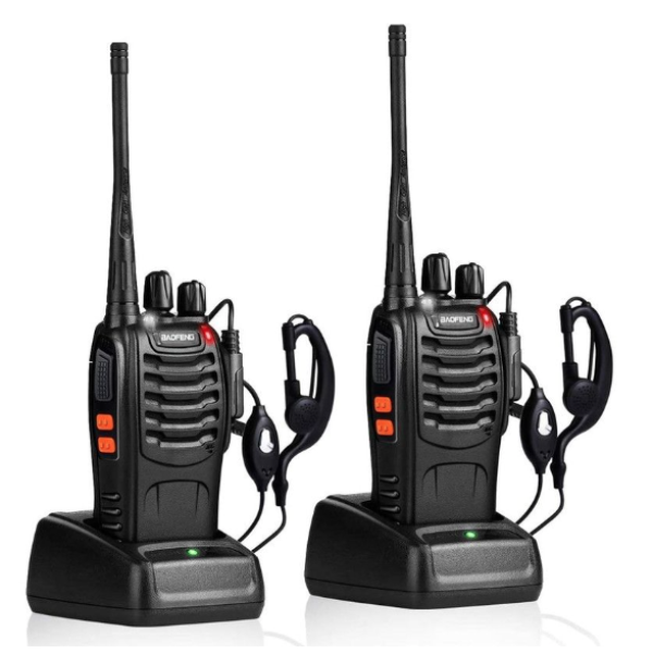 Baofeng BF-888S 2-Pack UHF Walkie-Talkies (400–470 MHz) – 16 Channels, VOX, Flashlight