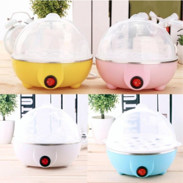 7-Egg Electric Egg Cooker – Auto Shut-Off, Multi-Function Steam Cooker