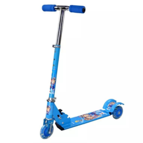 Push Scooter With LED Blue