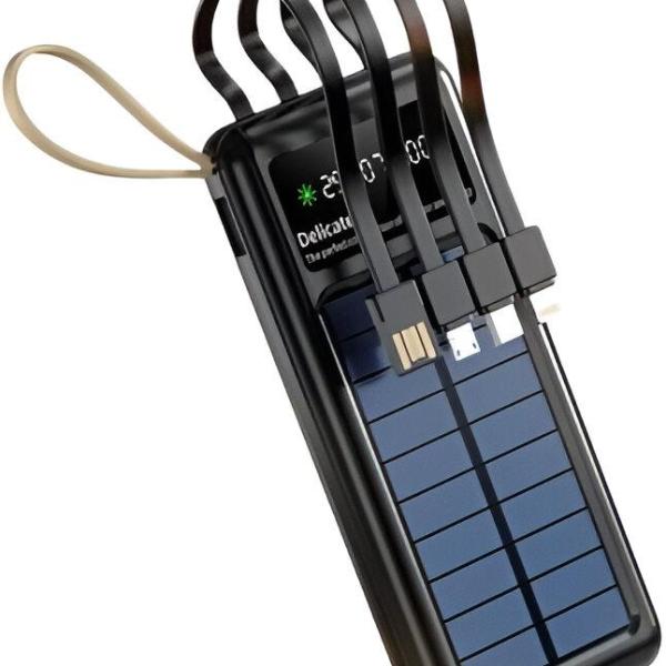 Solar 20000 mAh Wireless Power Bank